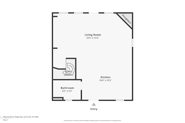 2494 Black Bear Ridge Way, Sevierville, TN 37862 - view of floor plan / room layout