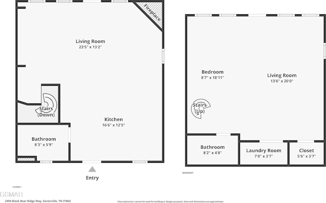 2494 Black Bear Ridge Way, Sevierville, TN 37862 - view of property floor plan
