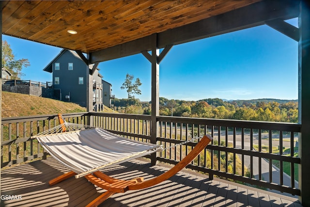 view of deck
