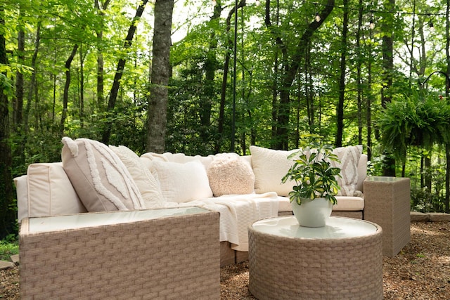 1008 Glades Rd, Gatlinburg, TN 37738 - view of patio featuring a balcony and outdoor lounge area