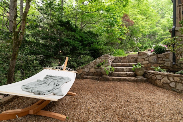 1008 Glades Rd, Gatlinburg, TN 37738 - view of yard featuring a forest view
