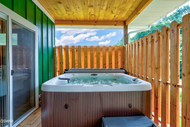 1012 Pinyon Cir, Pigeon Forge, TN 37863 - view of patio with a hot tub