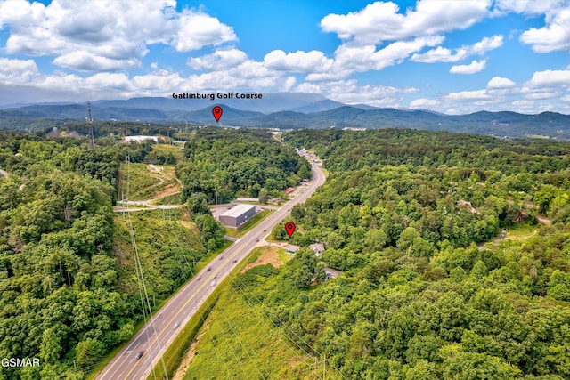 1012 Pinyon Cir, Pigeon Forge, TN 37863 - drone / aerial view of mountains and a forest