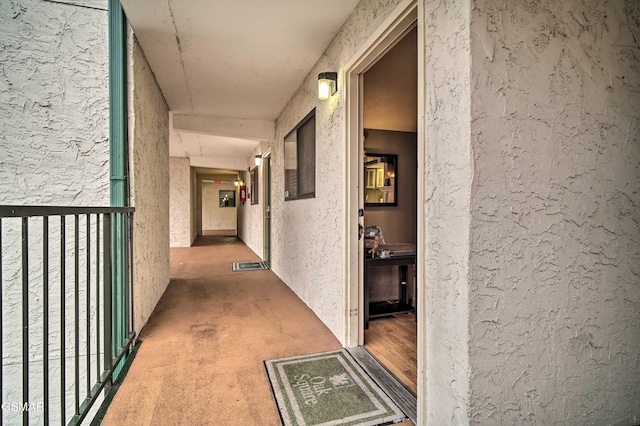 view of hall