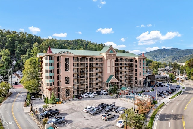 view of property featuring a mountain view