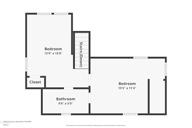 2134 Walnut Ct, Sevierville, TN 37876 - view of room layout
