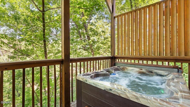 438 Alpine Mountain Way, Pigeon Forge, TN 37863 - deck with a hot tub