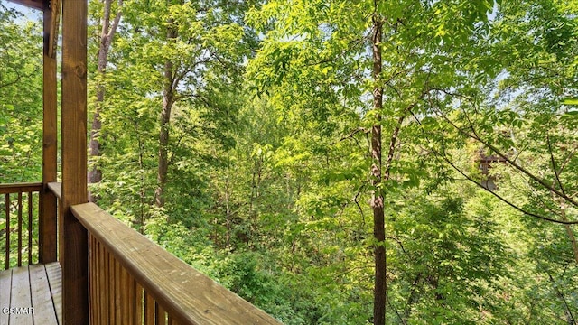 438 Alpine Mountain Way, Pigeon Forge, TN 37863 - balcony featuring a view of trees