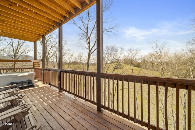 692 Stockton Dr, Sevierville, TN 37876 - view of wooden deck