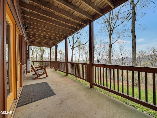 view of patio