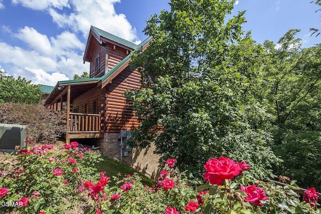 3416 Merlin Way, Pigeon Forge, TN 37863 - view of home's exterior with a metal roof
