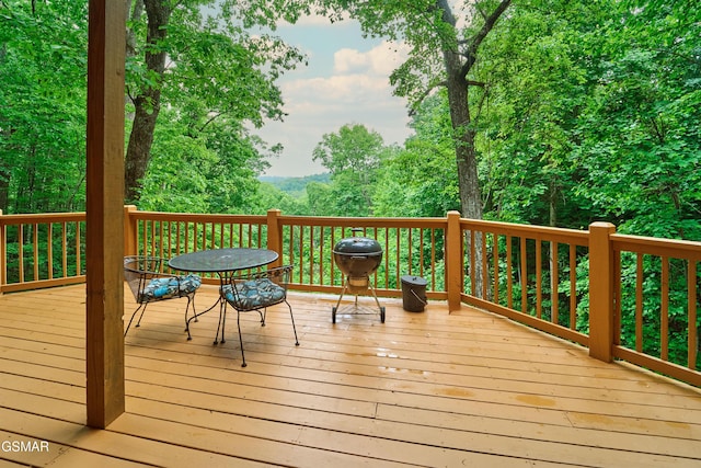 820 Pinnacle Vista Rd, Gatlinburg, TN 37738 - deck featuring a grill