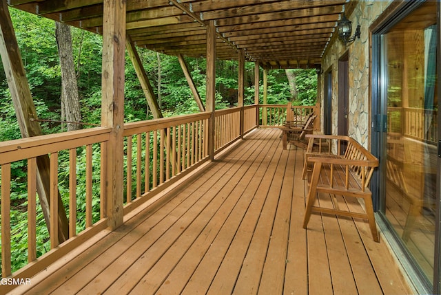 820 Pinnacle Vista Rd, Gatlinburg, TN 37738 - view of wooden terrace