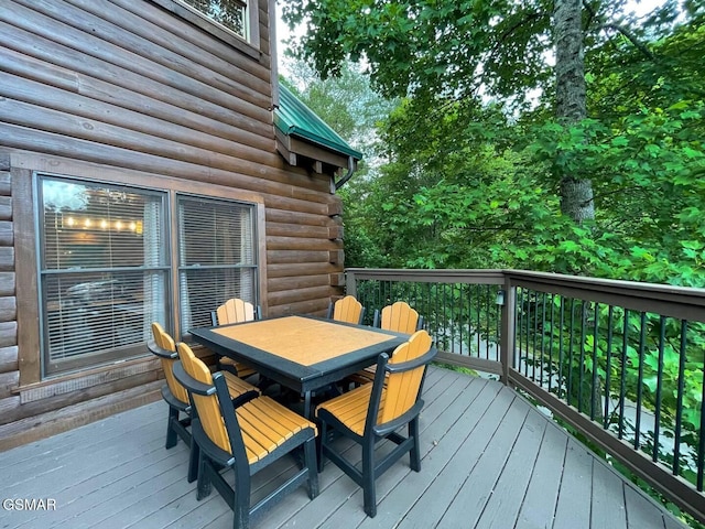 2336 Breezy Rd, Sevierville, TN 37876 - deck featuring outdoor dining area