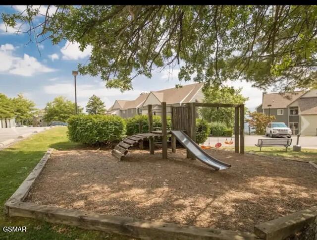 view of jungle gym