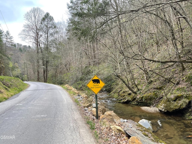 view of road