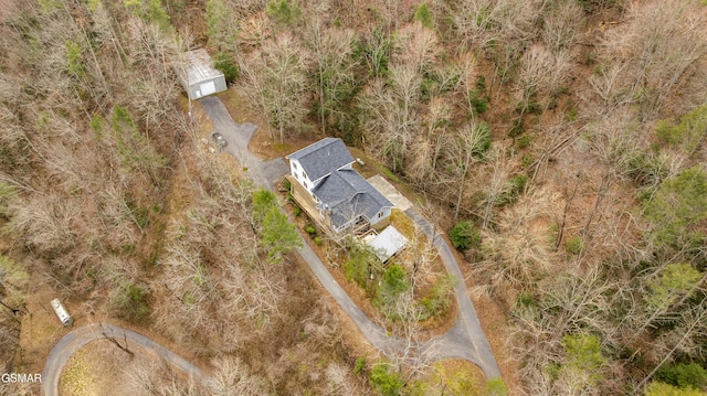 drone / aerial view