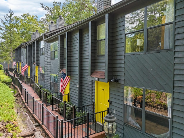 view of home's exterior