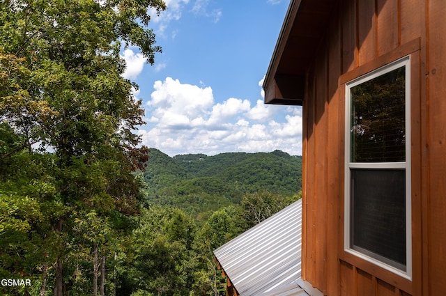 2741 Red Sky Dr, Sevierville, TN 37862 - view of mountain background featuring a heavily wooded area
