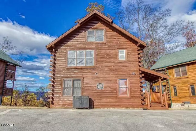 view of back of property