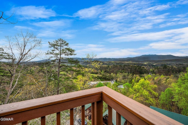 2251 Upper Middle Creek Rd Unit 8, Sevierville, TN 37876 - mountain view featuring a forest