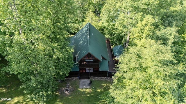 421 Laurel Ave, Gatlinburg, TN 37738 - view of subject property featuring a forest