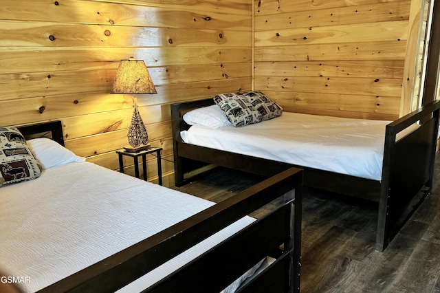 1854 Billard Way, Sevierville, TN 37876 - bedroom featuring wood finished floors and wooden walls