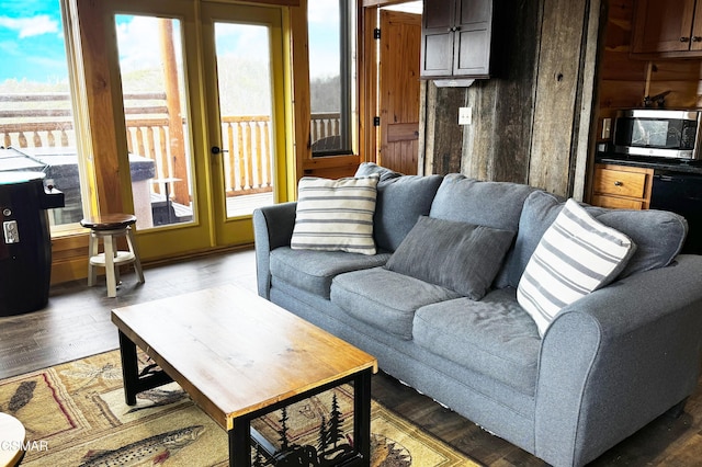 1854 Billard Way, Sevierville, TN 37876 - living room featuring plenty of natural light and wood finished floors