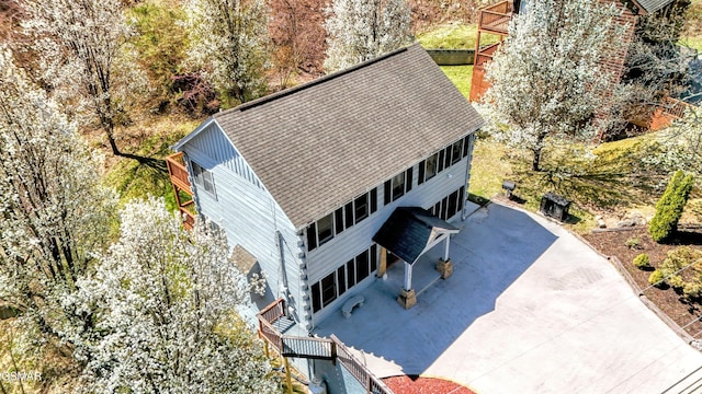 drone / aerial view