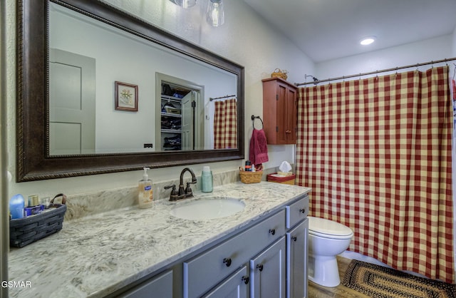 2045 Kings View Loop, Seymour, TN 37865 - full bath with toilet, vanity, and a shower with shower curtain