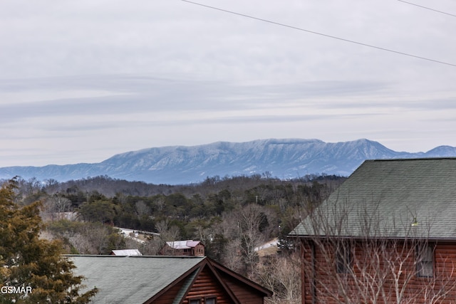 view of mountain feature