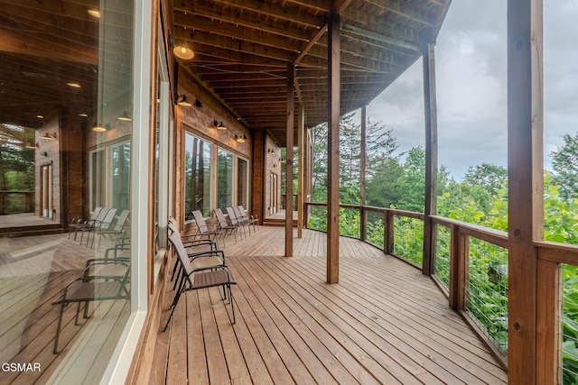 2414 Hackberry Dr, Sevierville, TN 37862 - view of wooden deck
