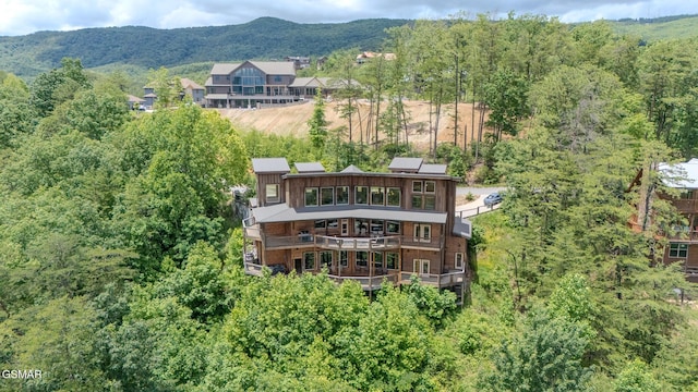 2414 Hackberry Dr, Sevierville, TN 37862 - view of subject property featuring a forest and mountains