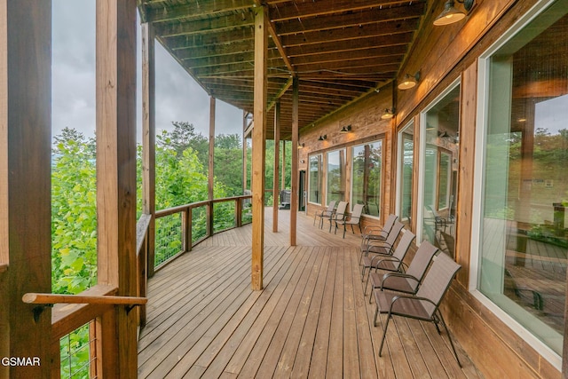 2414 Hackberry Dr, Sevierville, TN 37862 - view of wooden terrace