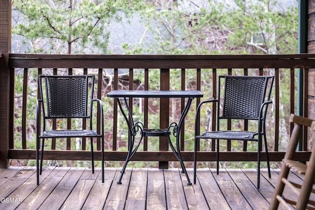view of deck