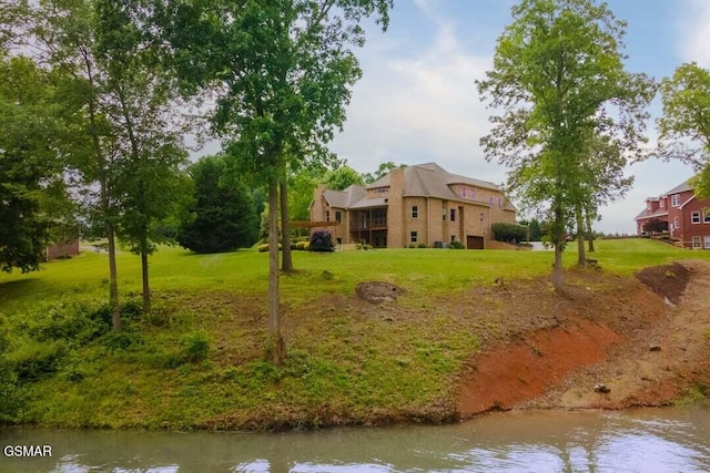 118 Luxury Ln, Dandridge, TN 37725 - view of green lawn with a water view