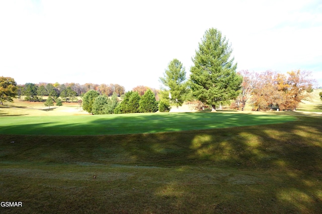 view of home's community featuring a lawn