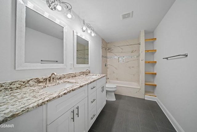 412 Apple Valley Rd, Sevierville, TN 37862 - full bath featuring double vanity and tub / shower combination