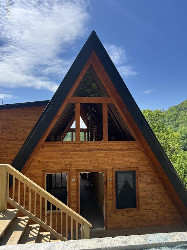 exterior view