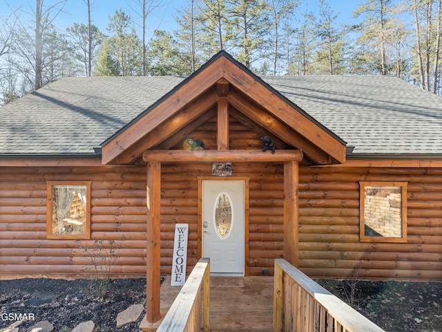 view of entrance to property