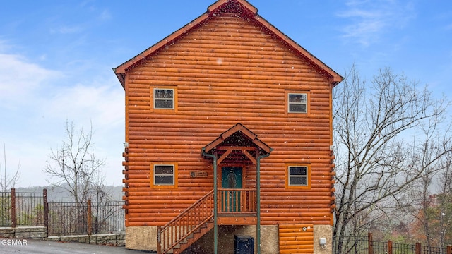 view of cabin