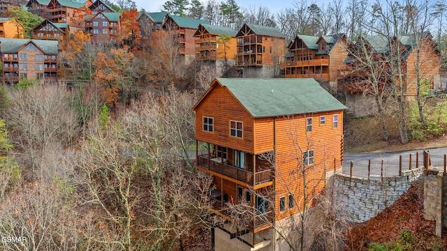 view of rear view of property