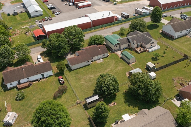 drone / aerial view featuring a residential view