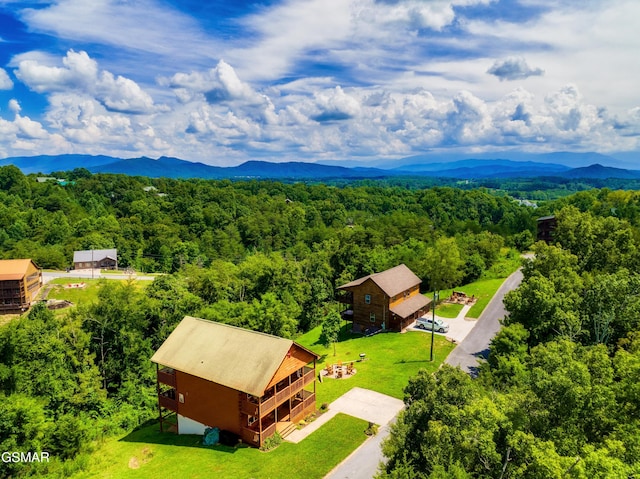 410 Oak Sky Way, Sevierville, TN 37876 - view from above of property with a mountainous background
