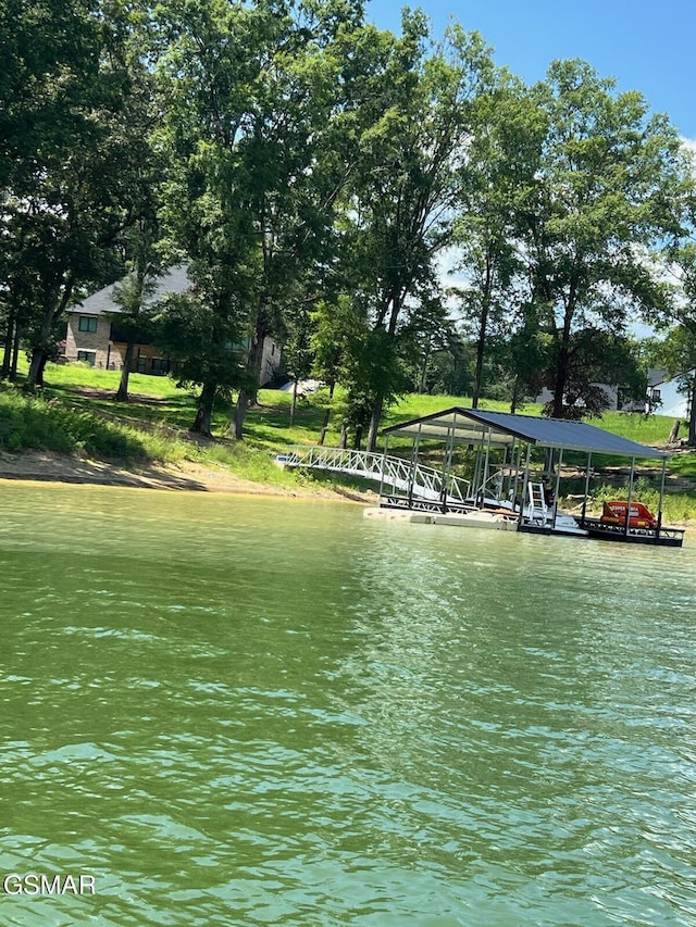 708 Lakeside Ct, Dandridge, TN 37725 - dock featuring a water view