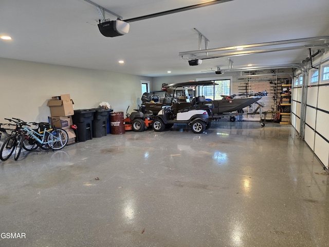708 Lakeside Ct, Dandridge, TN 37725 - garage featuring a garage door opener and recessed lighting