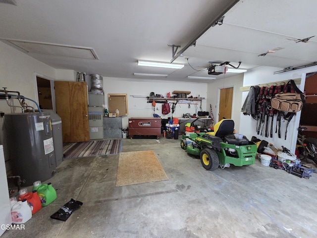 2865/2869 Happy Hollow Rd, Sevierville, TN 37862 - garage featuring water heater and heating unit