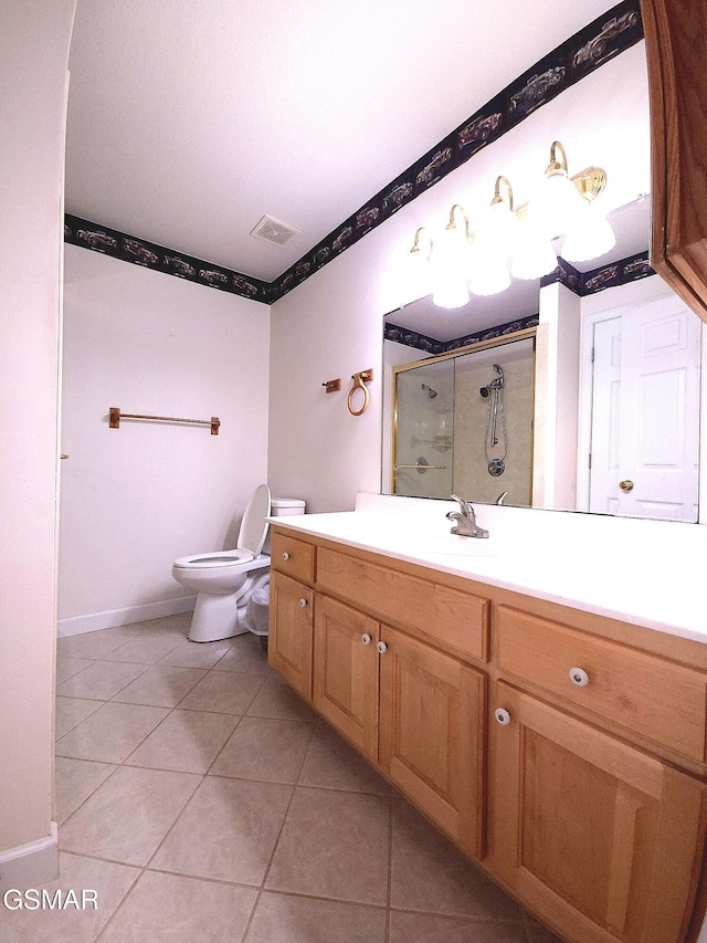 2865/2869 Happy Hollow Rd, Sevierville, TN 37862 - bathroom featuring tile patterned flooring, a shower stall, and vanity