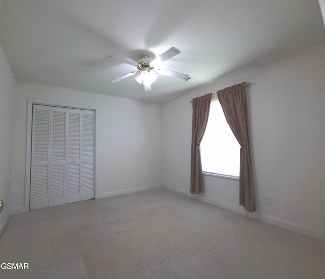 2865/2869 Happy Hollow Rd, Sevierville, TN 37862 - unfurnished bedroom with a closet, carpet floors, and ceiling fan