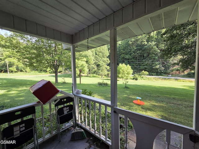 2865/2869 Happy Hollow Rd, Sevierville, TN 37862 - view of patio / terrace featuring view of wooded area